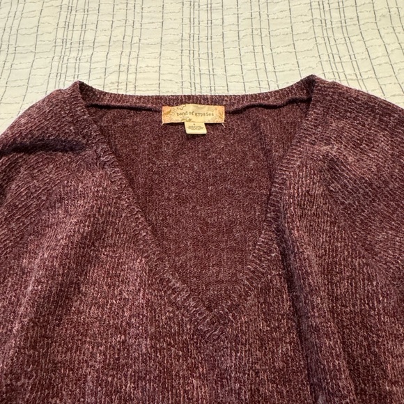 Band of Gypsies Purple Sweater - Picture 3 of 4